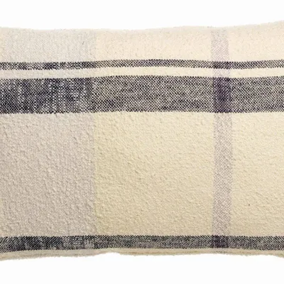 Coussins - Coussin jacquard Jane Multico marine 40 x 65 - MAISON VIVARAISE - SDE VIVARAISE WINKLER