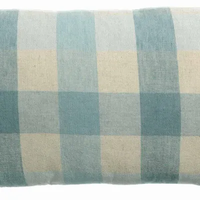 Cushions - Kate Printed Cushion Myosotis 30 X 50 - MAISON VIVARAISE - SDE VIVARAISE WINKLER