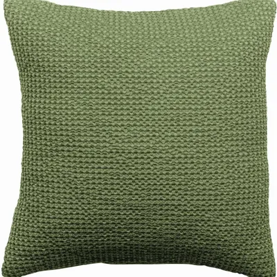 Cushions - Recycled Cushion Maia Eucalyptus 45 X 45 - MAISON VIVARAISE - SDE VIVARAISE WINKLER