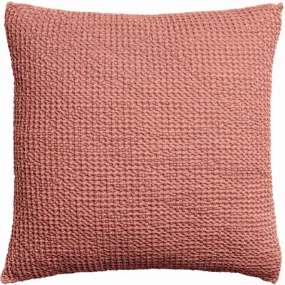 Cushions - Recycled Cushion Maia Terracotta 45 X 45 - MAISON VIVARAISE - SDE VIVARAISE WINKLER
