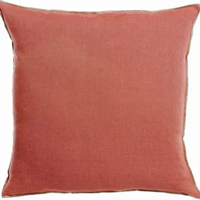 Cushions - Zeff Celeste Cushion Pêche 45 X 45 - MAISON VIVARAISE - SDE VIVARAISE WINKLER