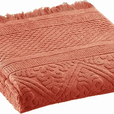 Serviettes de bain - Serviette de toilette Zoe Sienne 50 x 100 - MAISON VIVARAISE - SDE VIVARAISE WINKLER