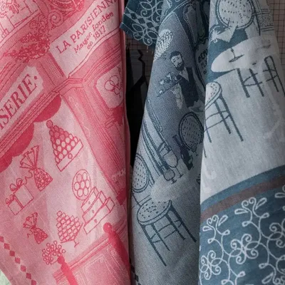 Dish towels - Pâtisserie Tea Towel Rose 50 X 70 - MAISON VIVARAISE - SDE VIVARAISE WINKLER