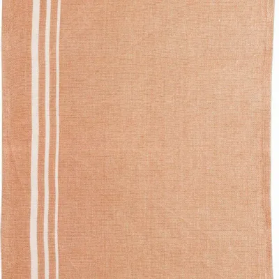 Torchons - Torchon recyclé Rib Terracotta 50 x 70 - MAISON VIVARAISE - SDE VIVARAISE WINKLER