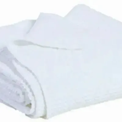 Linge de lit - Jeté recyclé Maia Blanc 260 x 260 - MAISON VIVARAISE - SDE VIVARAISE WINKLER