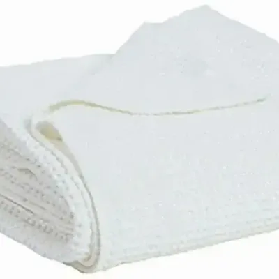 Linge de lit - Jeté recyclé Maia Craie 180 x 260 - MAISON VIVARAISE - SDE VIVARAISE WINKLER