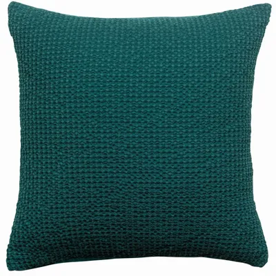 Cushions - Recycled Cushion Maia Pétrole 45 X 45 - MAISON VIVARAISE - SDE VIVARAISE WINKLER