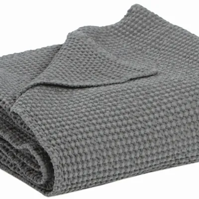 Bed linens - Recycled Throw Maia Tourterelle 260 X 260 - MAISON VIVARAISE - SDE VIVARAISE WINKLER