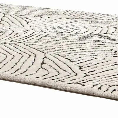 Tapis - Tapis recyclé Paulin Neige 160 x 230 x 2 - MAISON VIVARAISE - SDE VIVARAISE WINKLER