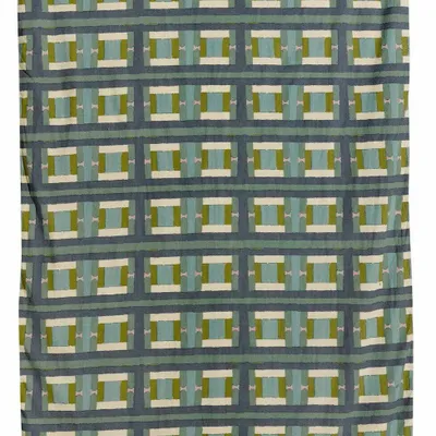 Plaids - Plaid imprimé Taho Vert de gris 135 x 200 - MAISON VIVARAISE - SDE VIVARAISE WINKLER
