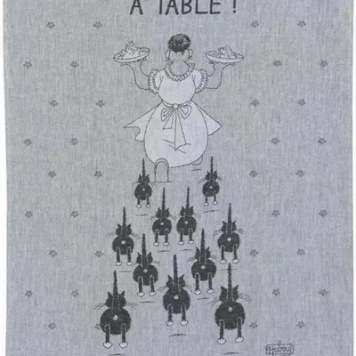 Torchons - Torchon jacquard À table Ombre 50 x 70 - MAISON VIVARAISE - SDE VIVARAISE WINKLER