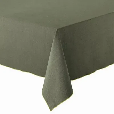Table cloths - Recycled Tablecloth Grace Forêt 140 X 140 - MAISON VIVARAISE - SDE VIVARAISE WINKLER
