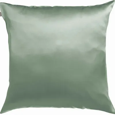 Linge de lit - Taie d'oreiller Ashley Vert de gris 65 x 65 - MAISON VIVARAISE - SDE VIVARAISE WINKLER