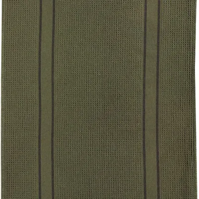 Torchons - Torchon recyclé Lars Olive 50 x 70 - MAISON VIVARAISE - SDE VIVARAISE WINKLER