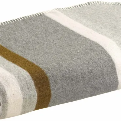 Plaids - Plaid jacquard recyclé Gioia Perle 140 x 185 - MAISON VIVARAISE - SDE VIVARAISE WINKLER