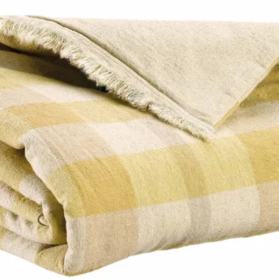 Plaids - Edredon imprimé Kate Bronze 85 x 200 - MAISON VIVARAISE - SDE VIVARAISE WINKLER