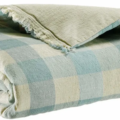 Throw blankets - Kate Printed Comforter Myosotis 85 X 200 - MAISON VIVARAISE - SDE VIVARAISE WINKLER