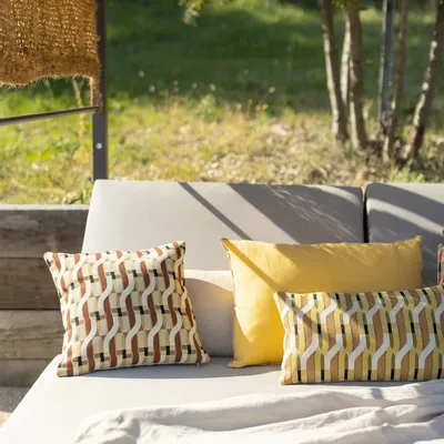 Cushions - Zeff Celeste Cushion Mangue 40 X 65 - MAISON VIVARAISE - SDE VIVARAISE WINKLER