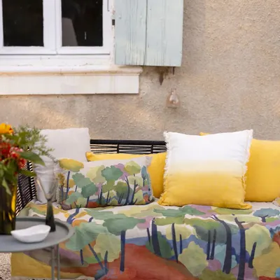 Coussins - Coussin Zeff Shade Mangue 45 x 45 - MAISON VIVARAISE - SDE VIVARAISE WINKLER