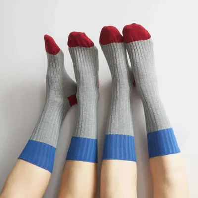 Chaussettes - Chaussettes Yvette Cendre 39/41 - LA CERISE SUR LE GATEAU