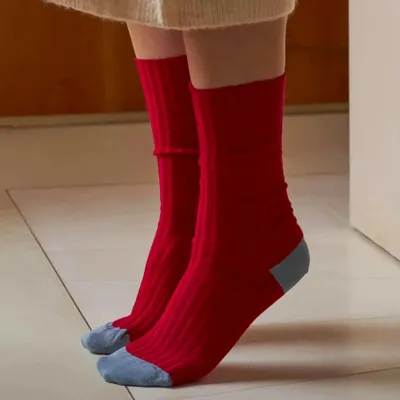Chaussettes - Chaussettes Yvette Cherry 39/41 - LA CERISE SUR LE GATEAU