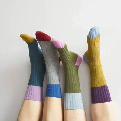 Chaussettes - Chaussettes Yvette Olive 36/38 - LA CERISE SUR LE GATEAU