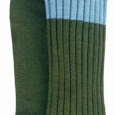 Socks - Yvette Socks Olive 42/45 - LA CERISE SUR LE GATEAU