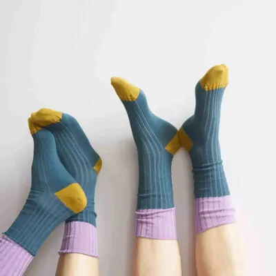 Chaussettes - Chaussettes Yvette Orage 39/41 - LA CERISE SUR LE GATEAU