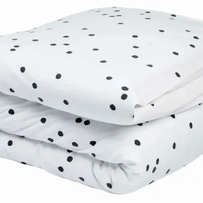 Bed linens - Odette Duvet Cover Milk 220 X 240 - LA CERISE SUR LE GATEAU