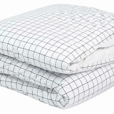 Bed linens - Oscar duvet cover Milk 220 X 240 - LA CERISE SUR LE GATEAU