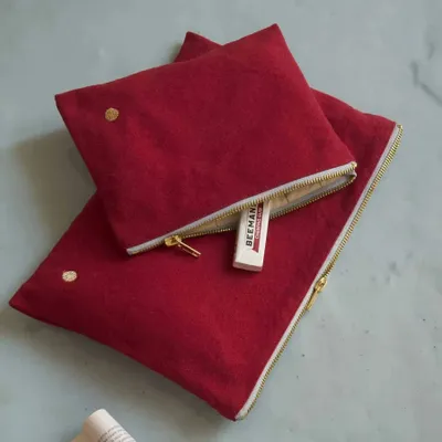 Pochettes - Pochette Iona Cherry M 14 x 19 x 1 - LA CERISE SUR LE GATEAU