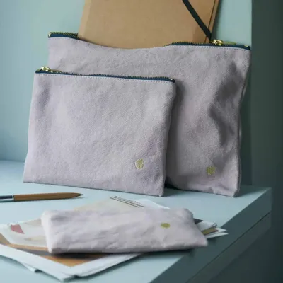 Clutches - Iona Pouch Poivre rose 14 X 19 X 1 - LA CERISE SUR LE GATEAU