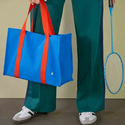 Sacs et cabas - Sac daily Iona Bleu Mécano 25 x 38 x 15 - LA CERISE SUR LE GATEAU