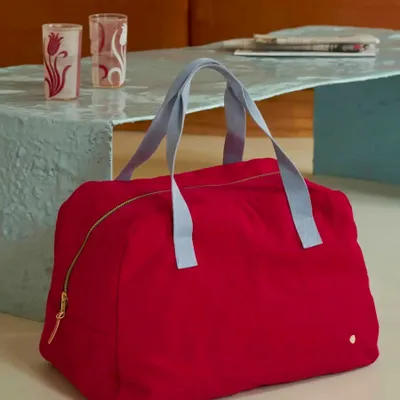 Bags and totes - Iona Weekend Bag Cherry 28 X 42 X 20 - LA CERISE SUR LE GATEAU