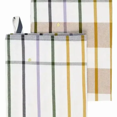 Dish towels - Set of 2 Archie Tea Towels Nuts 70 X 50 - LA CERISE SUR LE GATEAU