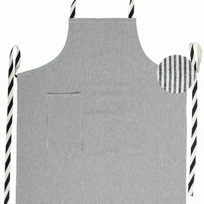 Tabliers de cuisine - Tablier de cuisine Finette Caviar 90 x 75 - LA CERISE SUR LE GATEAU