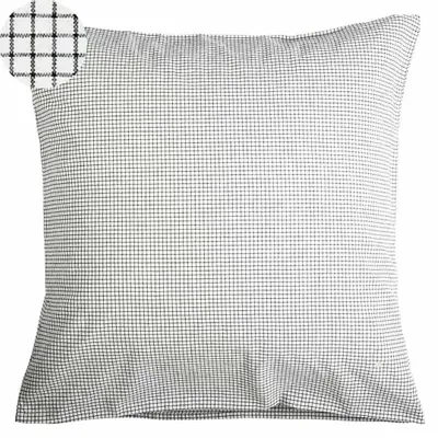 Linge de lit - Taie d'oreiller Gustave Caviar 65 x 65 - LA CERISE SUR LE GATEAU
