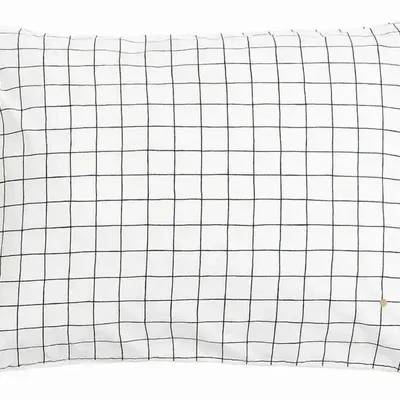 Bed linens - Oscar Pillowcase Milk 70 X 50 - LA CERISE SUR LE GATEAU