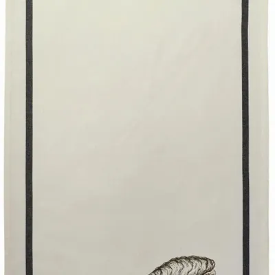 Dish towels - Huître Tea Towel Or 80 X 50 - LA CERISE SUR LE GATEAU