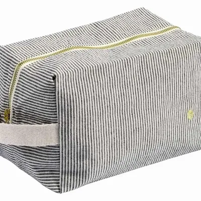 Pochettes - Trousse cube Finette Caviar L 22 x 14 x 10,5 - LA CERISE SUR LE GATEAU