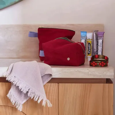 Clutches - Iona Toiletry Bag Cherry L 23 X 28 X 10 - LA CERISE SUR LE GATEAU