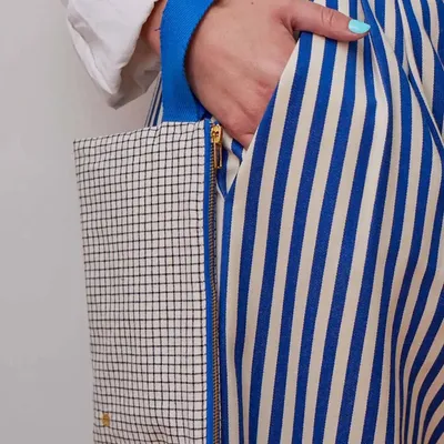 Clutches - Stylo Pouch Bleu 14 X 24 - LA CERISE SUR LE GATEAU