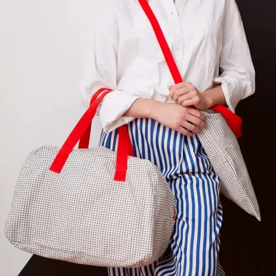 Bags and totes - Stylo Weekend Bag Rouge 28 X 42 X 20 - LA CERISE SUR LE GATEAU