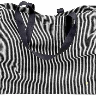 Sacs et cabas - Sac cabas Basile Caviar 38 x 46 x 18 - LA CERISE SUR LE GATEAU