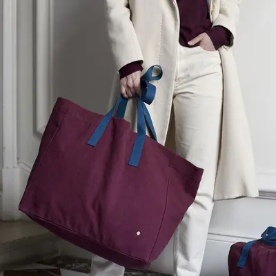 Bags and totes - Iona tote bag Wine 38 X 46 X 18 - LA CERISE SUR LE GATEAU