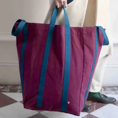 Sacs et cabas - Sac maxi Poppins Iona Wine 48 x 33 x 33 - LA CERISE SUR LE GATEAU