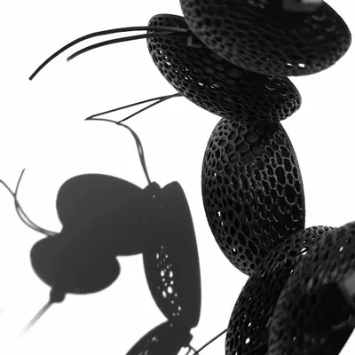 Jewelry - FINE CRAFT #K 32 - BLACK & WHITE forever - ALEX+SVET
