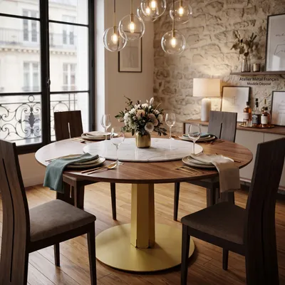 Dining Tables - ZIRCON CENTRAL TABLE LEG - DECO-GEM