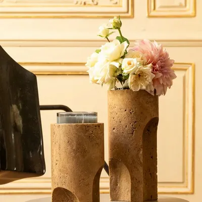 Decorative objects - PAVO CANDLEHOLDER, FLOWER VASE - OOUMM