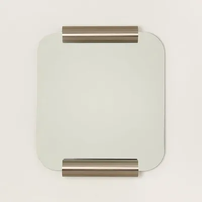 Miroirs - Miroir Roll en acier brossé - NOBODINOZ